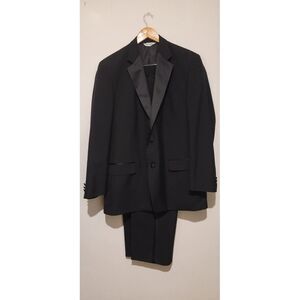 Gerald Austin Tuxedo Suit Men's 46 Long 2 Piece Jacket‎ Pants 41 41x28